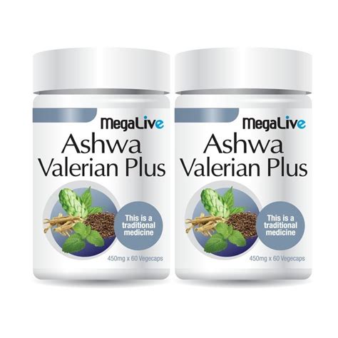 MEGALIVE ASHWA VALERIAN PLUS (2X60'S).